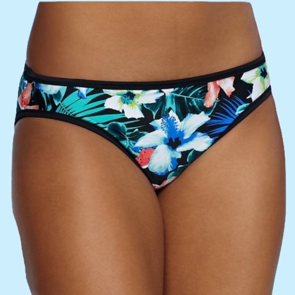 Urban Sea Dark Jungle-inspired Bikini Bottoms